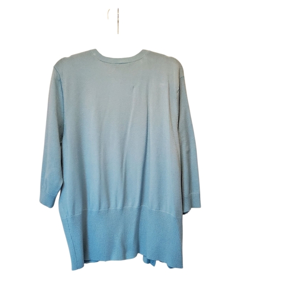 🎆Lane Bryant Baby Blue Women's Cardigan Size 18/20 - Picture 4 of 4